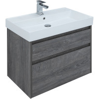 Комплект мебели для ванной Aquanet Nova Lite 60 242920 подвесной Дуб рошелье МДФ / ЛДСП