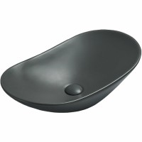 Раковина-чаша Vincea 62 VBS-508MA Антрацит матовый фарфор накладная