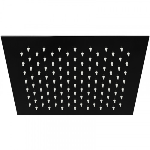 Верхний душ WasserKRAFT Glan A199 Черный глянцевый нержавеющая сталь