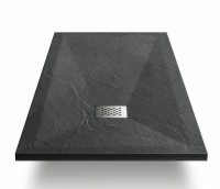 Душевой поддон из искусственного камня Vincea 120x100 VST-4SR1012A Антрацит