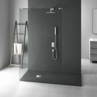 Душевой поддон из искусственного камня Vincea 120x100 VST-4SR1012A Антрацит