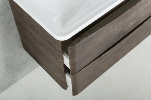 Тумба под раковину BelBagno ACQUA-900-2C-SO-RNG подвесная Robere Nature Grigio МДФ / ЛДСП