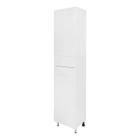 Шкаф пенал Azario Эстима 40 L CS00094558 цвет Белый глянцевый