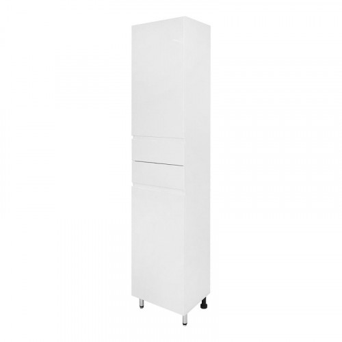 Шкаф пенал Azario Эстима 40 L CS00094558 цвет Белый глянцевый