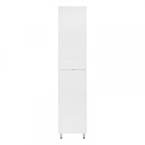 Шкаф пенал Azario Эстима 40 L CS00094558 цвет Белый глянцевый