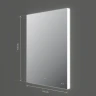 Зеркало AM.PM X-Joy 55 M85MOX10551S с подсветкой с ИК-сенсорным выключателем стекло