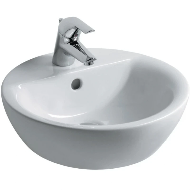 Раковина Ideal Standard Connect Sphere 43 E804001 Euro White фарфор накладная