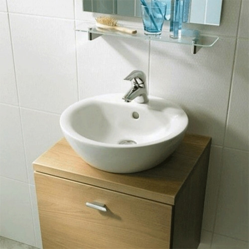 Раковина Ideal Standard Connect Sphere 43 E804001 Euro White фарфор накладная