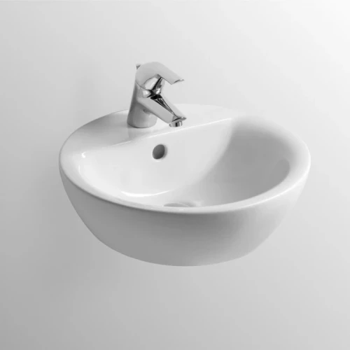 Раковина Ideal Standard Connect Sphere 43 E804001 Euro White фарфор накладная