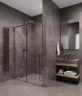 Душевая дверь Timo TDSS-140/13C-8R 1400x2000 T50R раздвижная профиль Никель стекло прозрачное