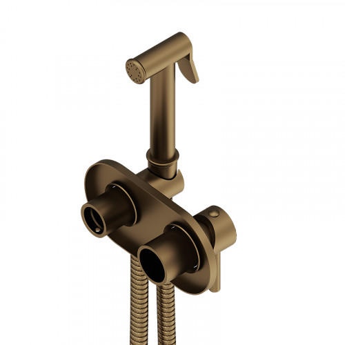 Гигиенический душ со смесителем Damixa RedBlu Option 214000000 Бронза латунь на стену