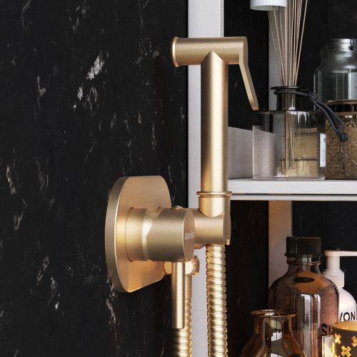 Гигиенический душ со смесителем Damixa RedBlu Option 214000000 Бронза латунь на стену