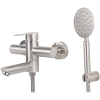 Смеситель для ванны Viko V-7502 Хром матовый латунь на стену