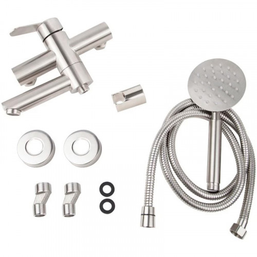 Смеситель для ванны Viko V-7502 Хром матовый латунь на стену