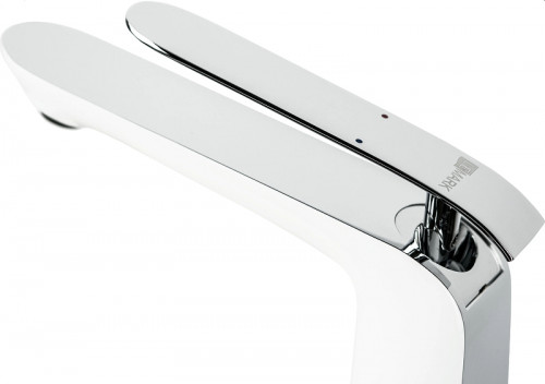 Смеситель для раковины Lemark Melange LM4909CW Белый Хром латунь