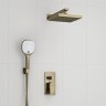 Душевая система WasserKRAFT Exter A16040 Светлая бронза латунь на стену