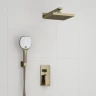 Душевая система WasserKRAFT Exter A16040 Светлая бронза латунь на стену