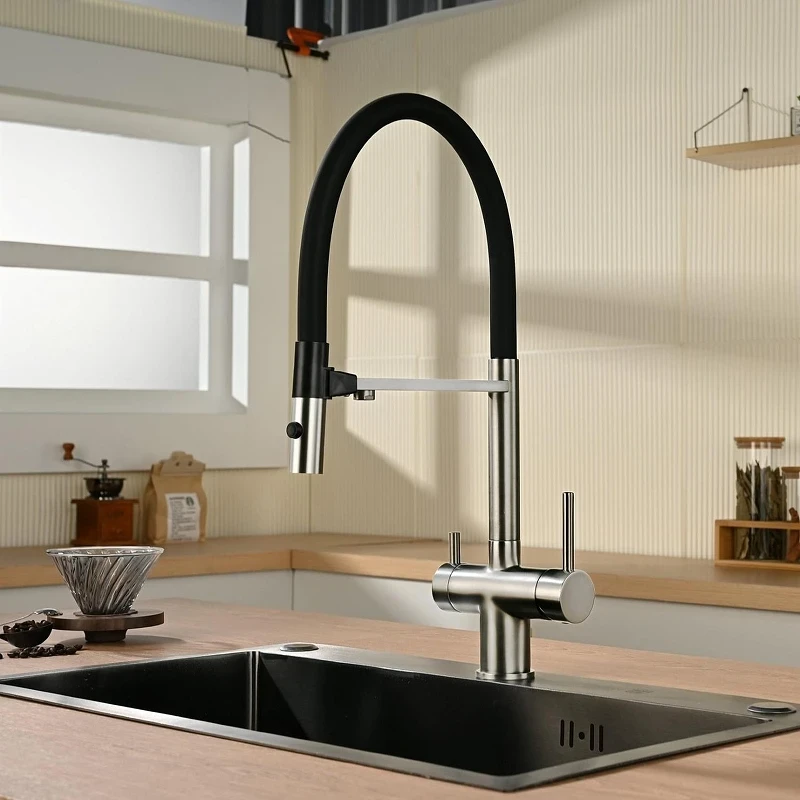 Смеситель для кухни Vincea VKF-120CH цвет Хром