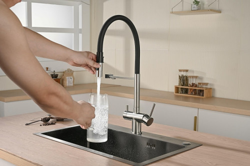 Смеситель для кухни Vincea VKF-120CH цвет Хром