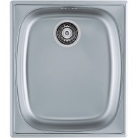 Кухонная мойка Alveus Basic 10 NAT-90 380x440 1082195 Натуральная сталь нержавеющая сталь встраиваемый