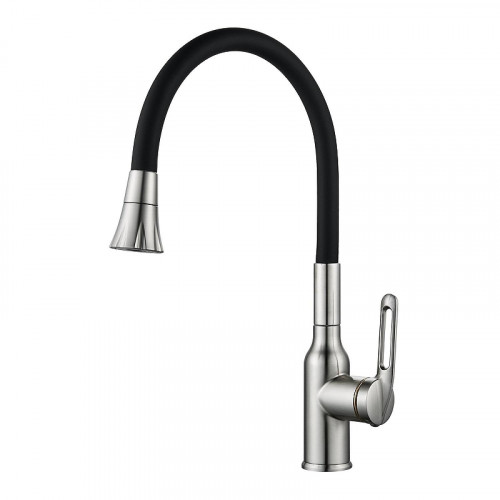 Смеситель для кухни Raffine F303L-3 цвет Сатин Черный