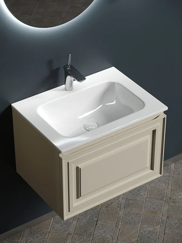 Тумба под раковину Sancos Very 60 VR60CE подвесная Beige Soft МДФ / ЛДСП