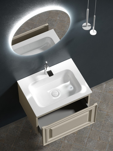 Тумба под раковину Sancos Very 60 VR60CE подвесная Beige Soft МДФ / ЛДСП