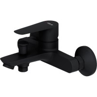 Смеситель для ванны Dorff Prime New D4011022 Черный матовый латунь на стену