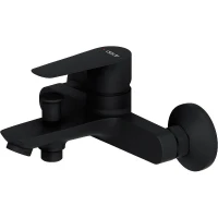 Смеситель для ванны Dorff Prime New D4011022 Черный матовый латунь на стену