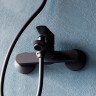 Смеситель для ванны Dorff Prime New D4011022 Черный матовый латунь на стену