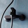 Смеситель для ванны Dorff Prime New D4011022 Черный матовый латунь на стену