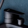Смеситель для ванны Dorff Prime New D4011022 Черный матовый латунь на стену