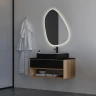 Зеркало Silver Mirrors Molecula-Lite 57 LED-00002801 с подсветкой с бесконтактным выключателем и диммером стекло