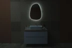 Зеркало Silver Mirrors Molecula-Lite 57 LED-00002801 с подсветкой с бесконтактным выключателем и диммером стекло