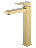 Смеситель для раковины Wonzon & Woghand Cube 2.0 WW-88019068-BG цвет Брашированное золото