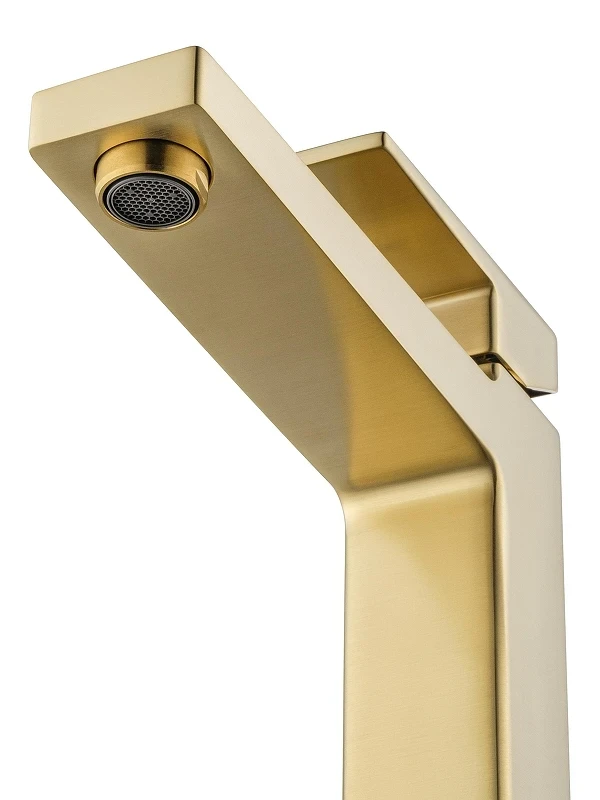 Смеситель для раковины Wonzon & Woghand Cube 2.0 WW-88019068-BG цвет Брашированное золото