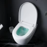 Комплект унитаза AM.PM Awe C111738WH+C117852WH с инсталляцией Viega Prevista Dry 792855 с сиденьем Микролифт и клавишей смыва Хром фарфор подвесной