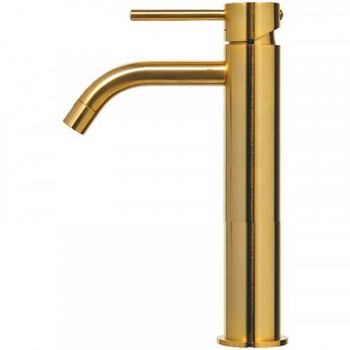Смеситель для раковины Paffoni Light LIG085HGSP Золото медовое брашированное латунь