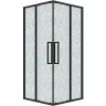 Душевой уголок Grossman Cosmo 90х90 300.K33.02.9090.21.02 профиль Черный матовый стекло шиншилла