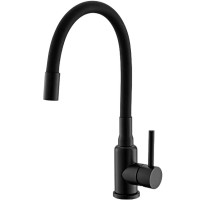 Смеситель для кухни Alveus Flexa 1147056 Черный матовый нержавеющая сталь