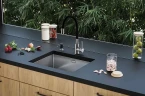 Смеситель для кухни Alveus Flexa 1147056 Черный матовый нержавеющая сталь