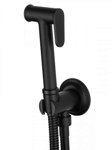 Гигиенический душ со смесителем Wonzon & Woghand Steam WW-88849008-MB цвет Черный матовый
