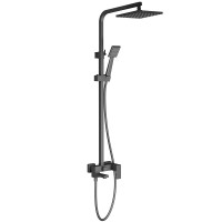 Душевая система Timo Selene SX-2013/03 Черный латунь на стену