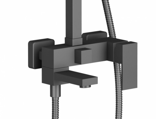 Душевая система Timo Selene SX-2013/03 Черный латунь на стену