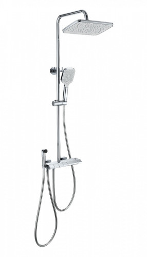 Душевая система Wonzon &amp; Woghand Muse WW-B4132-A-CR с термостатом цвет Хром