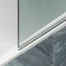 Шторка на ванну Maybah Glass MGV-598-3 600x1400 поворотная на монопетле Золото стекло прозрачное