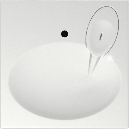 Раковина Reflection Gamma 60 RX6060GM на стиральную машину Белая искусственный камень (литьевой мрамор) подвесная, на стиральную машину