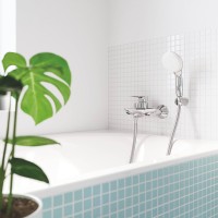 Смеситель для ванны Grohe BauEdge 23604001 Хром латунь на стену