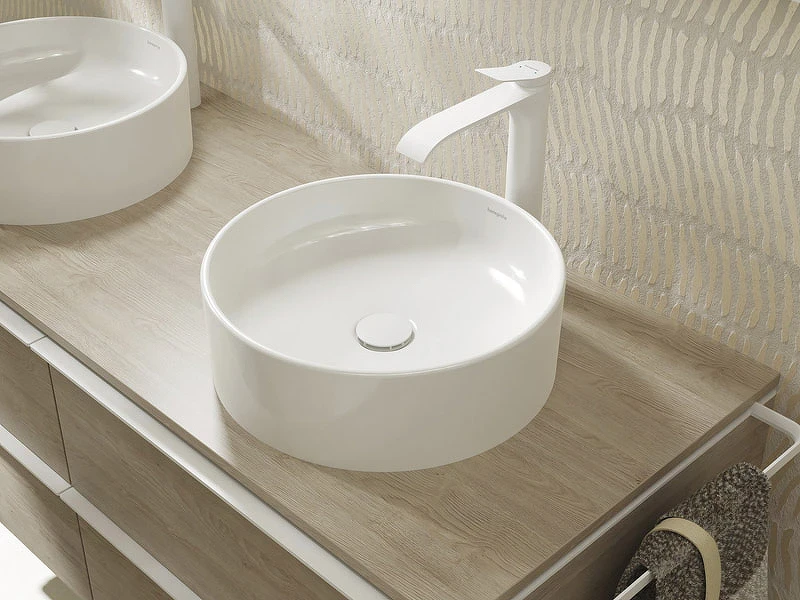 Раковина-чаша Hansgrohe Xuniva S 40 60164450 Белая накладная