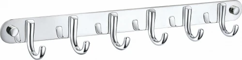 Вешалка для полотенец Wonzon &amp; Woghand WW-9384-6 цвет Хром